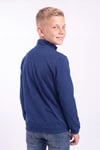 Erkek Çocuk Dik Yaka Fermuarlı Basic Sweatshirt