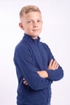 Erkek Çocuk Dik Yaka Fermuarlı Basic Sweatshirt