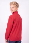 Erkek Çocuk Dik Yaka Fermuarlı Basic Sweatshirt