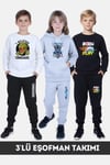 ERKEK ÇOCUK EŞOFMAN TAKIMI 3'LÜ SET