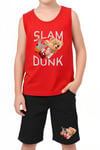 Erkek Çocuk SLAM DUNK Baskılı alt-üst Takım
