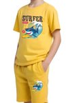 ERKEK ÇOCUK TİŞÖRT-KAPRİ SURFER BASKILI ALT-ÜST TAKIM