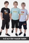 ERKEK ÇOCUK YAZLIK SLAM DUNK-GAMING-VARCİTY BASKILI ALT-ÜST TAKIM