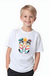 ERKEK ÇOCUK YUVARLAK YAKA SURF ALL DAY BASKILI T-SHİRT