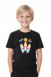 ERKEK ÇOCUK YUVARLAK YAKA SURF ALL DAY BASKILI T-SHİRT