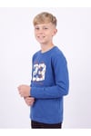 Erkek Çocuk Yuvarlak Yakalı Baskı Detaylı Sweatshirt
