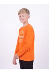 Erkek Çocuk Yuvarlak Yakalı Baskı Detaylı Sweatshirt