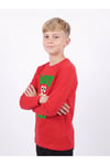 Erkek Çocuk Yuvarlak Yakalı Baskı Detaylı Sweatshirt