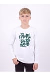 Erkek Çocuk Yuvarlak Yakalı Baskı Detaylı Sweatshirt