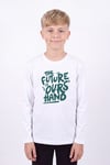 Erkek Çocuk Yuvarlak Yakalı Baskı Detaylı Sweatshirt