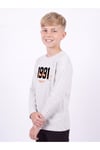 Erkek Çocuk Yuvarlak Yakalı Baskı Detaylı Sweatshirt