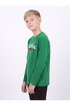 Erkek Çocuk Yuvarlak Yakalı Baskı Detaylı Sweatshirt