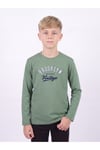 Erkek Çocuk Yuvarlak Yakalı Baskı Detaylı Sweatshirt