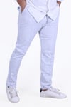 ERKEK PANTALON ÖRME KUMAŞ  ÇİZGİ DETAY KUŞAKLI-LASTİKLİ BEL DETAYLI