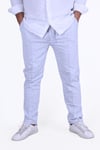 ERKEK PANTALON ÖRME KUMAŞ  ÇİZGİ DETAY KUŞAKLI-LASTİKLİ BEL DETAYLI