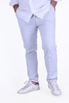 ERKEK PANTALON ÖRME KUMAŞ  ÇİZGİ DETAY KUŞAKLI-LASTİKLİ BEL DETAYLI