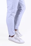 ERKEK PANTALON ÖRME KUMAŞ  ÇİZGİ DETAY KUŞAKLI-LASTİKLİ BEL DETAYLI