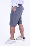 ERKEK PİKE KUMAŞ LASTİKLİ BEL PANTALON GÖRÜNÜMLÜ ŞORT-BERMUDA