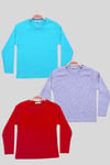 FYK COLLECTİON 3'lü 0 YAKA BASİC SWEATSHİRT UNİSEX