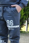 Fyk Kids 96 Yazı Baskılı Kanguru Cepli Kapşonlu Erkek Çocuk Alt-üst Eşofman Takımı