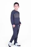 Fyk Kids Baskı Detaylı Füme Erkek Eşofman Takımı