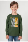 Fyk Kids Erkek Çocuk Baskili Yuvarlak Yaka Sweatshirt