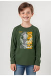 Fyk Kids Erkek Çocuk Baskili Yuvarlak Yaka Sweatshirt
