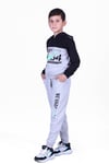 Fyk Kids trend Erkek Baskılı Kapşonlu Eşofman Takımı