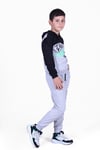 Fyk Kids trend Erkek Baskılı Kapşonlu Eşofman Takımı