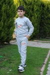 Fyk Kids Trex Baskılı Erkek Çocuk Alt-üst Eşofman Takımı
