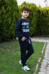 Fyk Kids Yazı Baskılı Erkek Çocuk Alt-üst Eşofman Takımı