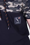 Kamuflaj Desenli Kaprili Sweatshirtlü Erkek Çocuk Alt Üst Takım