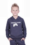 Kanguru Cepli Kapüşonlu Baskı Detaylı Erkek Çocuk Sweatshirt