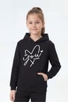 Kanguru Cepli Kapüşonlu Baskı Detaylı Kız Çocuk Sweatshirt