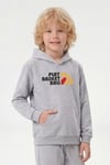 Kanguru Cepli Kapüşonlu Baskı Detaylı Erkek Çocuk Sweatshirt