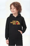 Kanguru Cepli Kapüşonlu Baskı Detaylı Erkek Çocuk Sweatshirt
