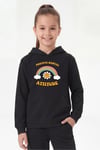 Kanguru Cepli Kapüşonlu Baskı Detaylı Kız Çocuk Sweatshirt