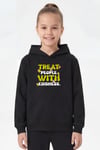 Kanguru Cepli Kapüşonlu Baskı Detaylı Kız Çocuk Sweatshirt