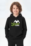 Kanguru Cepli Kapüşonlu Baskı Detaylı Erkek Çocuk Sweatshirt
