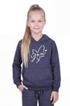 Kanguru Cepli Kapüşonlu Baskı Detaylı Kız Çocuk Sweatshirt