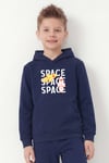 Kanguru Cepli Kapüşonlu Baskı Detaylı Erkek Çocuk Sweatshirt