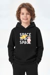Kanguru Cepli Kapüşonlu Baskı Detaylı Erkek Çocuk Sweatshirt