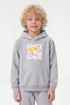Kanguru Cepli Kapüşonlu Baskı Detaylı Erkek Çocuk Sweatshirt