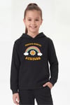 Kanguru Cepli Kapüşonlu Baskı Detaylı Kız Çocuk Sweatshirt