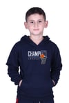 KAPÜŞONLU KANGURU CEPLİ CHAMPION BASKILI ERKEK ÇOCUK SWEATSHİRT