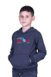 KAPÜŞONLU KANGURU CEPLİ DARE TO TRY YAZI BASKILI ERKEK ÇOCUK EŞOFMAN TAKIMI