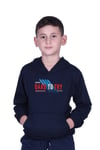 KAPÜŞONLU KANGURU CEPLİ DARE TO TRY YAZI BASKILI ERKEK ÇOCUK EŞOFMAN TAKIMI