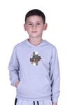 KAPÜŞONLU KANGURU CEPLİ NEXT LEVEL BASKILI ERKEK ÇOCUK SWEATSHİRT