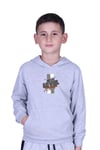 KAPÜŞONLU KANGURU CEPLİ NEXT LEVEL BASKILI ERKEK ÇOCUK SWEATSHİRT