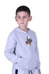 KAPÜŞONLU KANGURU CEPLİ NEXT LEVEL BASKILI ERKEK ÇOCUK SWEATSHİRT